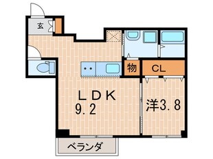 エヌズガーデン夙川の物件間取画像